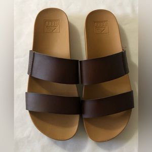 Women’s Reef Cushion Vista Slide Sandal Cloud II Chocolate 7